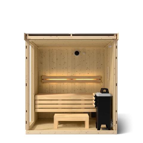 Kohler C1 - Indoor Sauna Kit, Scandinavian Spruce, Up to 5 Persons