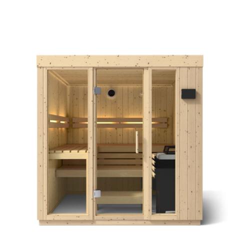Kohler C1 - Indoor Sauna Kit, Scandinavian Spruce, Up to 5 Persons
