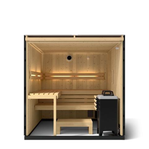 Kohler C1 - Indoor Sauna Kit, Graphite Grey, Up to 5 Persons