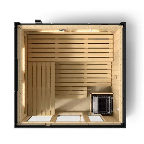 Kohler C1 - Indoor Sauna Kit, Graphite Grey, Up to 5 Persons