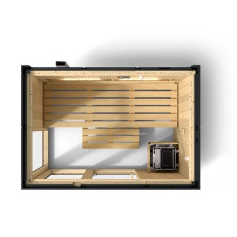 Kohler C1 - Indoor Sauna Kit, Graphite Grey, Up to 5 Persons