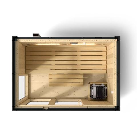 Kohler C1 - Indoor Sauna Kit, Graphite Grey, Up to 5 Persons