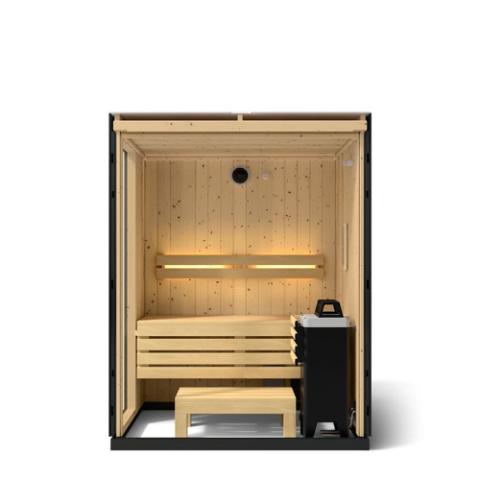 Kohler C1 - Indoor Sauna Kit, Graphite Grey, Up to 5 Persons