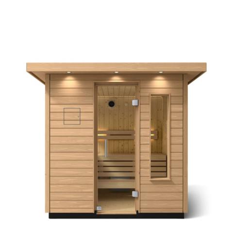 Kohler - C2 Outdoor Sauna Kit, Douglas Fir, Up to 6 Persons