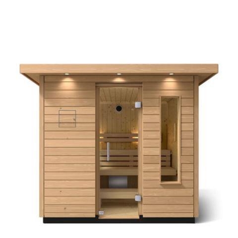 Kohler - C2 Outdoor Sauna Kit, Douglas Fir, Up to 6 Persons