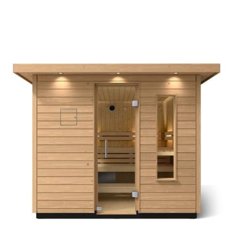 Kohler - C2 Outdoor Sauna Kit, Douglas Fir, Up to 6 Persons