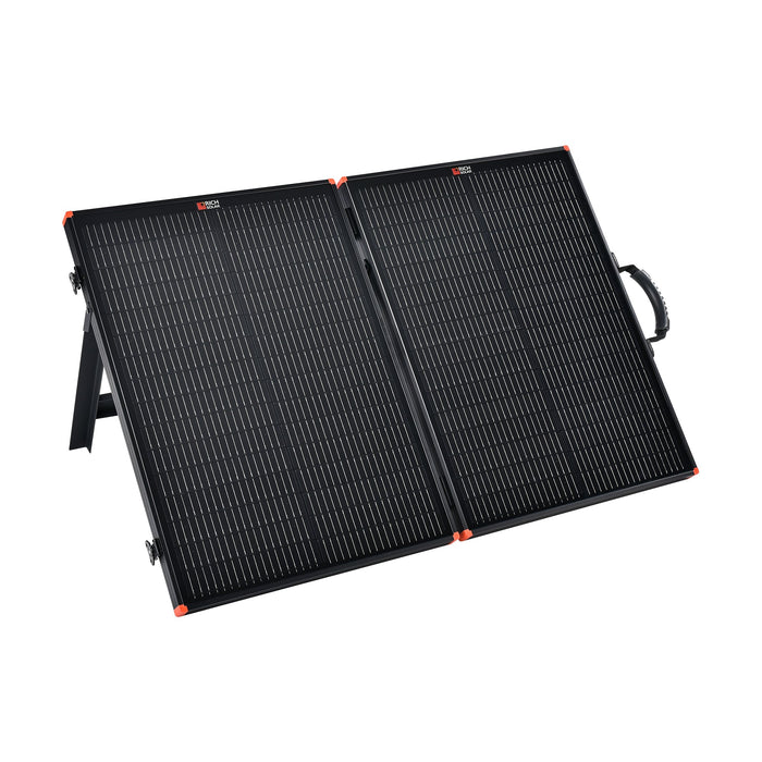 Rich Solar Mega 100 Portable Briefcase Charging Kit - 100W 12V Portable Solar Panel