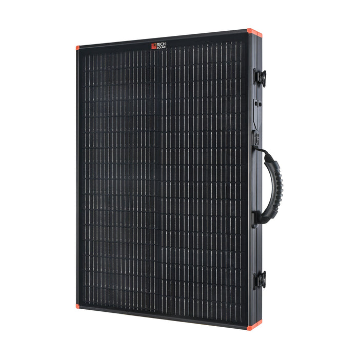 Rich Solar Mega 100 Portable Briefcase Charging Kit - 100W 12V Portable Solar Panel