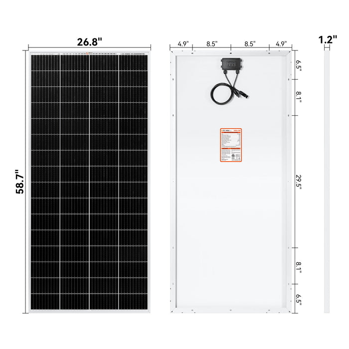Rich Solar Mega 200 Max - 200W 24V Off-Grid Solar Panel