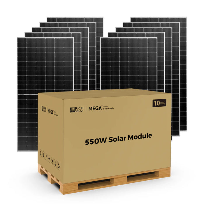 Rich Solar Mega 550 - 550W Bifacial Solar Panel