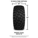 MODZ® 12" Godfather Gunmetal Wheels & Off-Road Tires Combo