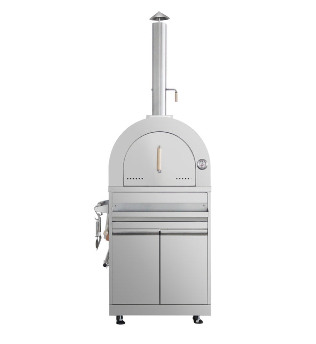 Thor Kitchen Outdoor Kitchen Pizza Oven and Cabinet (MK07SS304)