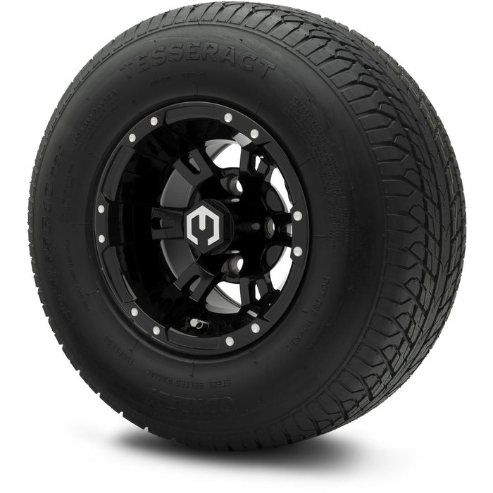 MODZ® 10" Ambush Glossy Black - LowPro/Street Tires and Wheels Combo