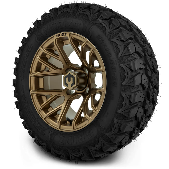 MODZ® 12" Matrix Matte Bronze Wheels & Off-Road Tires Combo