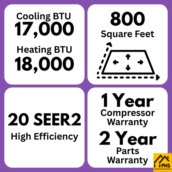 MRCOOL DIY® 5th Gen EasyPro 18,000 BTU Single Zone Mini Split Complete System 230V with 16 ft. DIY Quick Connect Line Set and DIYPRO Cable (EZPRO-18-HP-23016D-O)