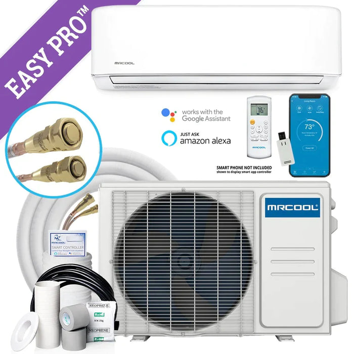 MR COOL DIY Easy Pro® 12K BTU Ductless Mini Split Heat Pump Complete System