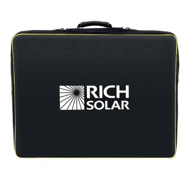 RICH SOLAR Mega 200 Portable Briefcase Charging Kit | 200 Watt Portable Solar Panel