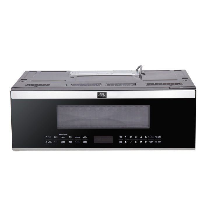 Forno Padula 30" 1.2 cu. ft. 400 CFM Over The Range Microwave in Stainless Steel (FOTR3080-30)
