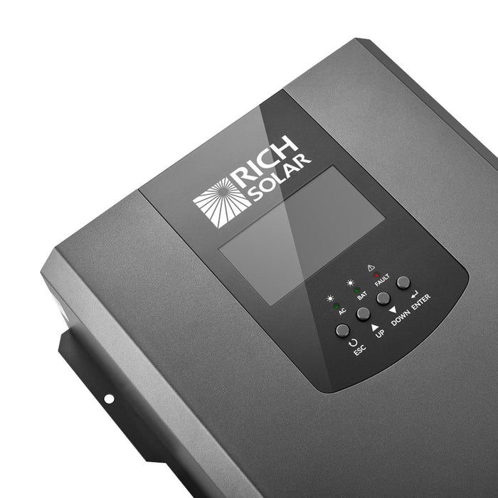 Rich Solar Nova 2K12 - 2000W 12V Pure Sine Wave Inverter with Built-in Transfer Switch