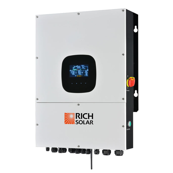 Rich Solar Nova 12K PV Hybrid Inverter Solar Kit & 61.44kWH Alpha 5 Pro Server LiFePO4 Battery