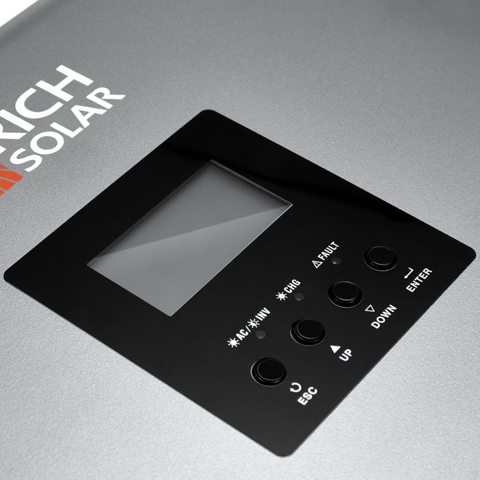 Rich Solar Nova Max 3K - 3000W (3kW) 24V Off-Grid Hybrid Solar Inverter