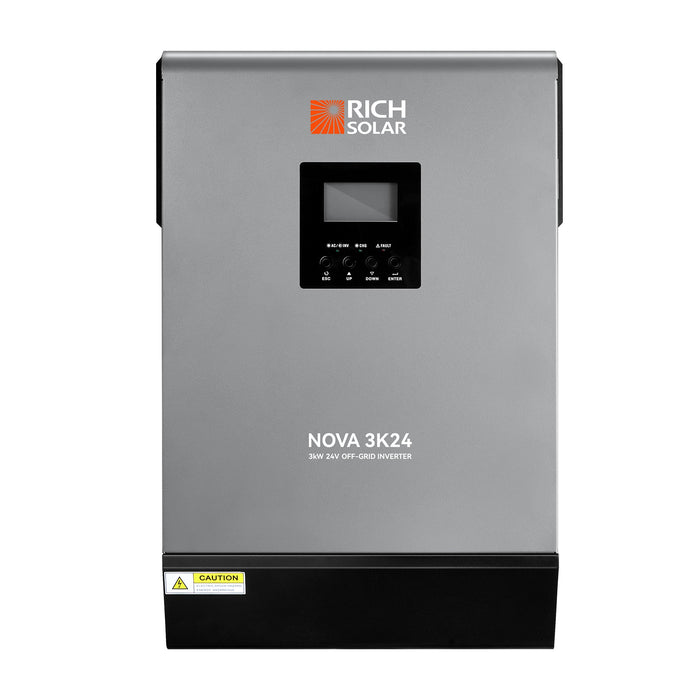 Rich Solar Nova Max 3K - 3000W (3kW) 24V Off-Grid Hybrid Solar Inverter