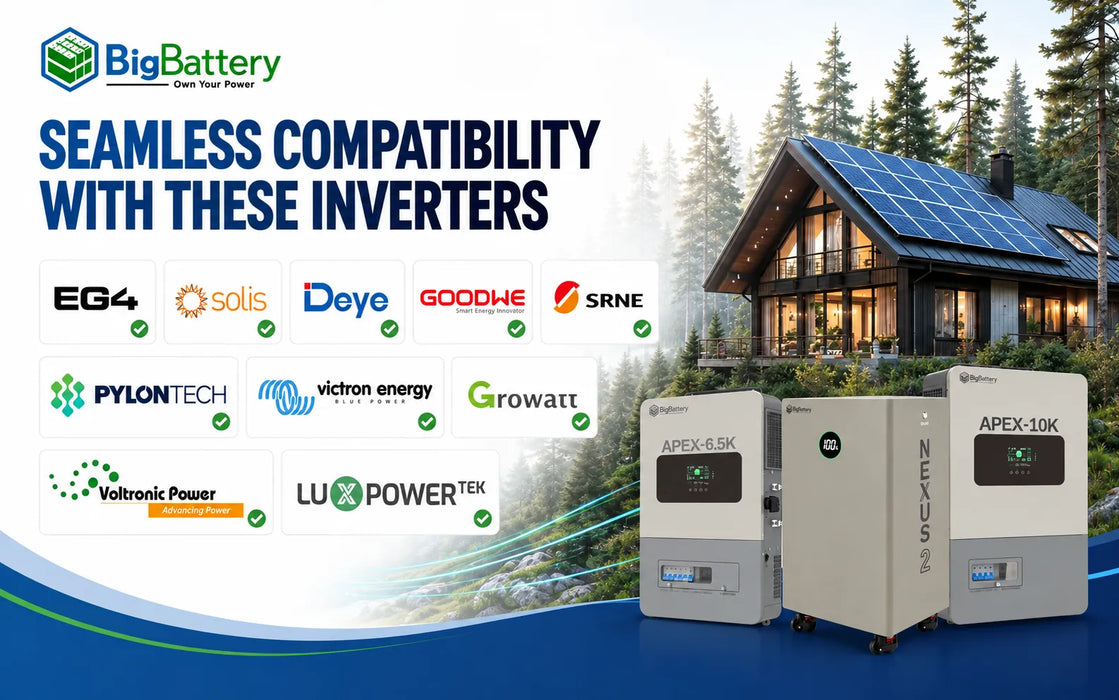 BigBattery 48V NEXUS 2 LiFePO4 Battery - 314Ah 16kW