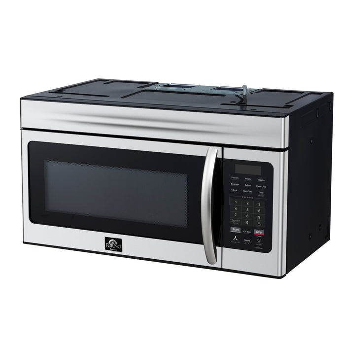 Forno Scalo 30" Over The Range Microwave - 1.6 cu. ft. 300 CFM in Stainless Steel, Black, White (FOTR3007-30)