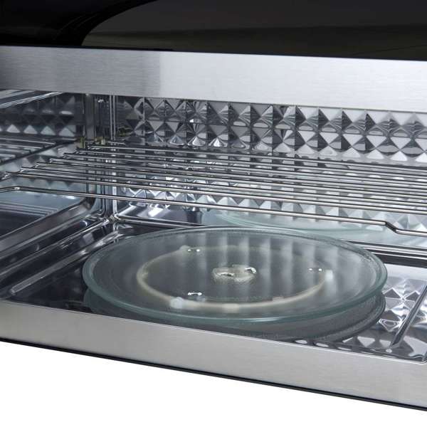 Forno Fornace 30" Over The Range Microwave — 1.5 cu. ft., 300 CFM Ventilation | Stainless Steel, Black, or White with Customizable Accents (FOTR3038-30)