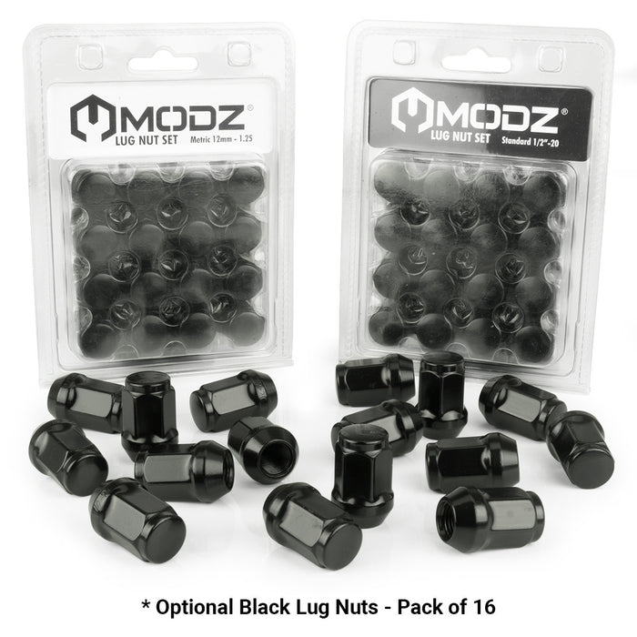 MODZ® 10" Ambush Glossy Black - Lifted/Off-Road Tires and Wheels Combo