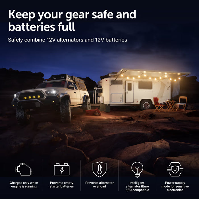Victron Orion XS 12/12-50A DC-DC Battery Charger – Smart 50A DC to DC Charger for RV, Van, Marine & Lithium Systems