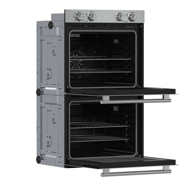 Forno Vomero 30" 10 cu. ft. Built-In Double Electric Wall Oven with Mechanical Controls, Self-Cleaning Function - Stainless Steel, Black, or White (FBOEL1324-30)