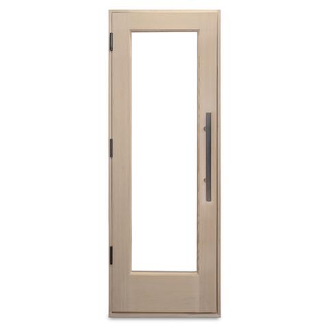 Prosaunas Solid Wood Sauna Door with Insulated Glass 24" x 70"