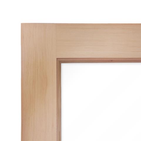 Prosaunas Solid Wood Sauna Door with Insulated Glass 24" x 70"