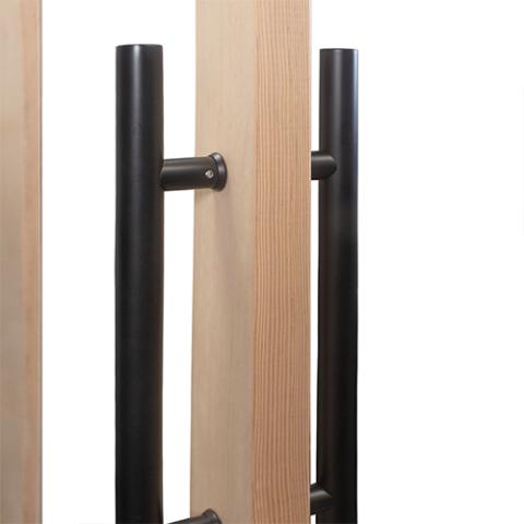 Prosaunas Solid Wood Sauna Door with Insulated Glass 24" x 70"