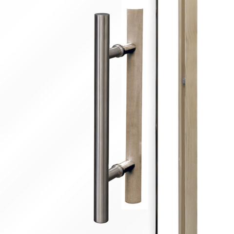 Prosaunas Clear ADA Glass Sauna Door 36x81 - Prehung ADA Clear Glass Sauna Door
