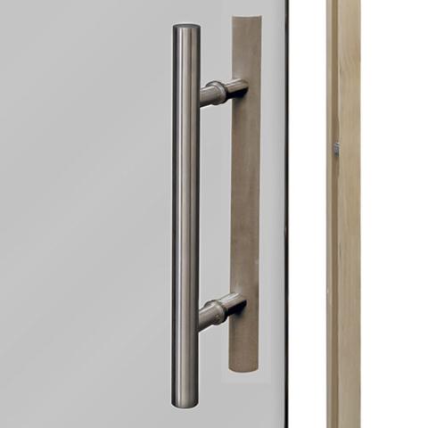 Prosaunas Tinted ADA Glass Sauna Door 36x81 - Prehung ADA Tinted Glass Sauna Door