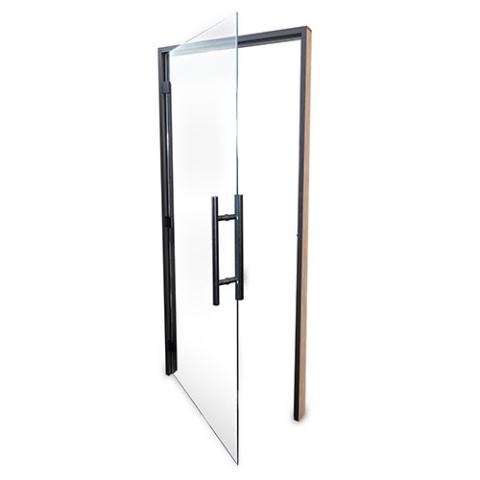 Prosaunas Clear ADA Glass Sauna Door 36x81 - Prehung ADA Clear Glass Sauna Door