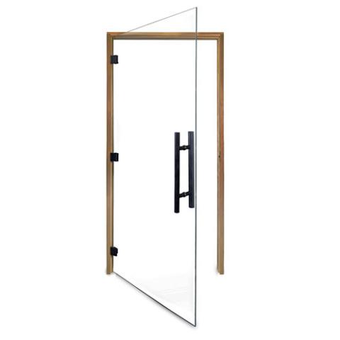 Prosaunas Clear ADA Glass Sauna Door 36x81 - Prehung ADA Clear Glass Sauna Door