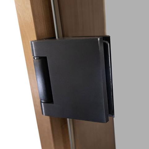 Prosaunas Tinted ADA Glass Sauna Door 36x81 - Prehung ADA Tinted Glass Sauna Door