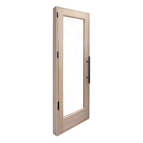 Prosaunas Solid Wood Sauna Door with Insulated Glass - Douglas Fir Sauna Door, Hemlock Jamb, Dual-Pane Insulated Glass