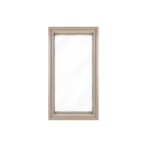 Prosaunas Framed Dual Pane Glass Sauna Window, 16" x 30"