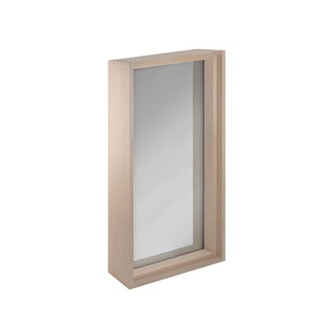 Prosaunas Framed Dual Pane Glass Sauna Window, 16" x 30"