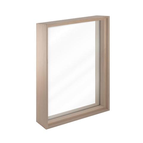 Prosaunas Framed Dual Pane Clear Glass Sauna Window, 24" x 36"