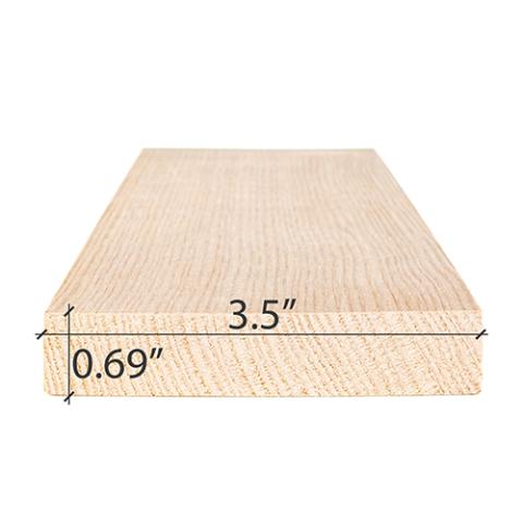 Prosaunas Hemlock 1x4 VG S4SEE Sauna Wood