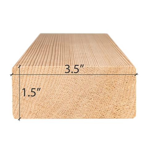 Prosaunas Cedar 2x4 VG S4SEE Sauna Wood