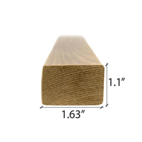 Prosaunas Thermo-Aspen 2x2 (28mm x 42mm) S4SEE SHP Sauna Wood