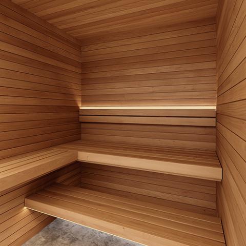 Prosaunas Thermo-Aspen 1x4 (15mm x 90mm) T&G STS4 Sauna Wood