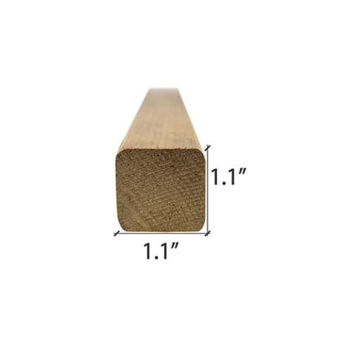 Prosaunas Thermo-Aspen 2x2 (28mm x 28mm) S4SEE SHP Sauna Wood