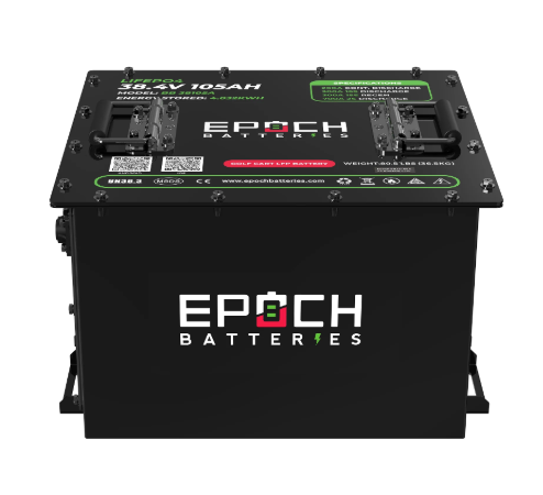 Epoch Batteries 36V 105Ah Lithium (LiFePO4) Golf Cart Battery - Complete Kit